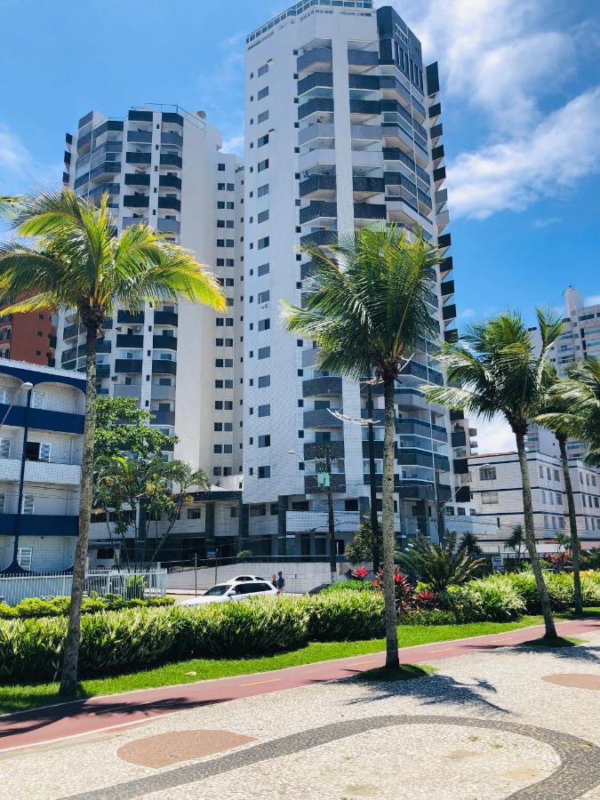 Apto com vista mar PÉ NA AREIA Praia Grande (Santos) Exterior foto
